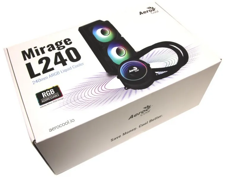 Водяное охлаждение Aerocool Mirage L240 Чёрный