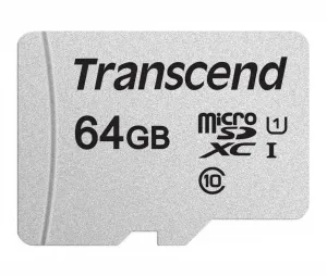 Карта памяти MicroSD 64GB Transcend TS64GUSD300S
