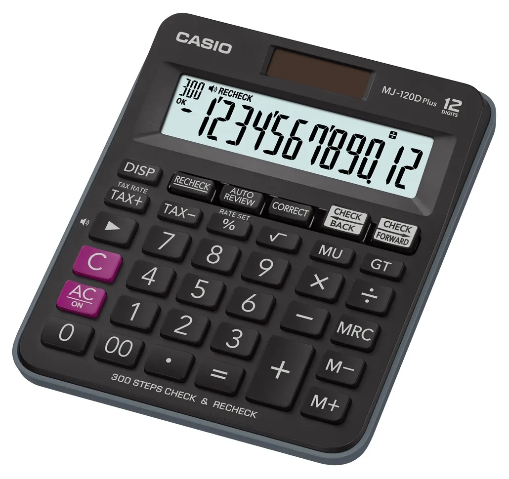 Калькулятор настольный CASIO DJ-120DPLUS-W-EP