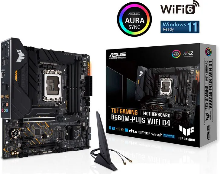 Материнская плата ASUS TUF GAMING B660M-PLUS WIFI D4