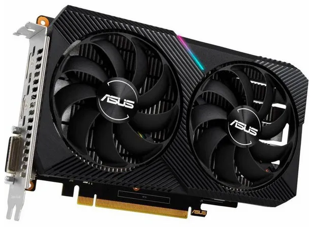 Видеокарта 4Gb ASUS GTX1650 DUAL-GTX1650-4GD6-MINI