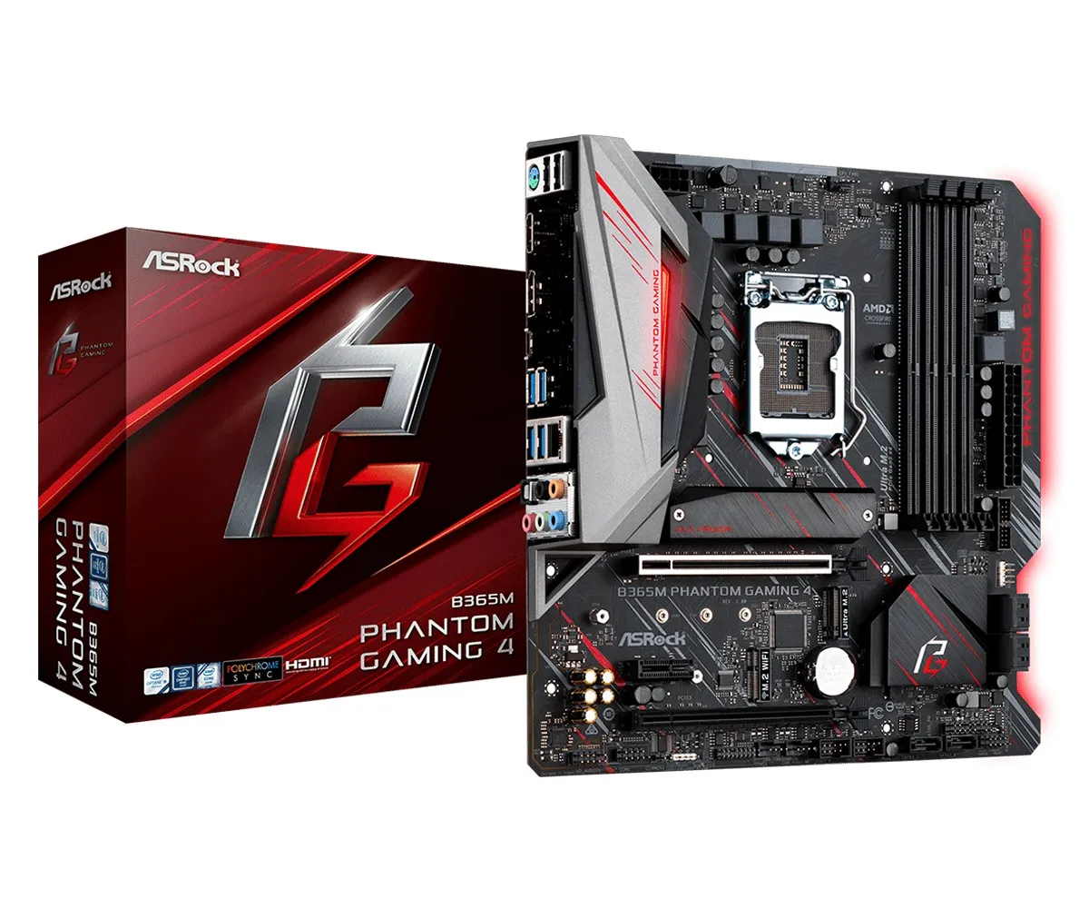 Материнская плата ASRock B365M PHANTOM GAMING 4