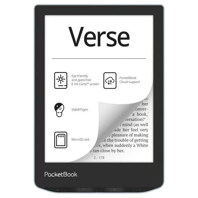 Электронная книга PocketBook PB629-2-CIS голубой