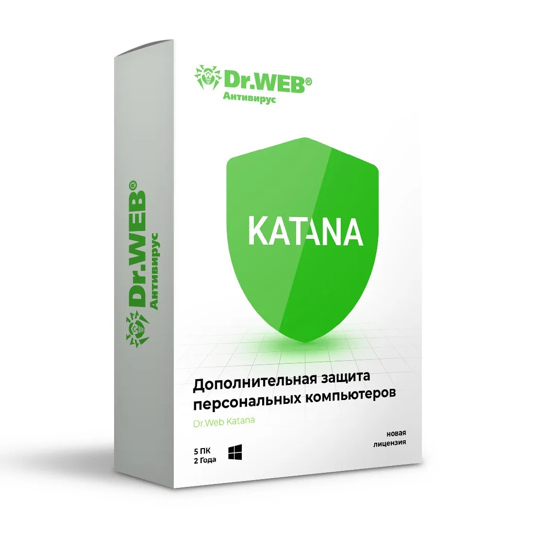 Антивирус Dr.Web Katana 24М 5 ПК новая лицензия