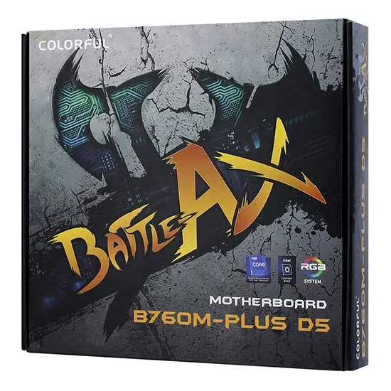 Материнская плата Colorful BATTLE-AX B760M-PLUS D5 V20