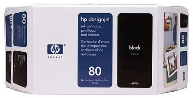 Картридж струйный HP C4871A №80 Черный
