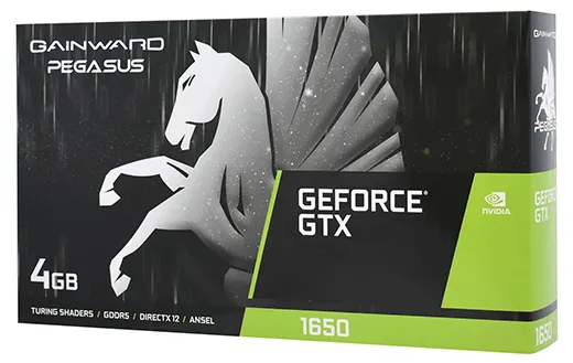 Видеокарта 4GB Gainward GTX1650 Pegasus NE5165001BG1-1170F
