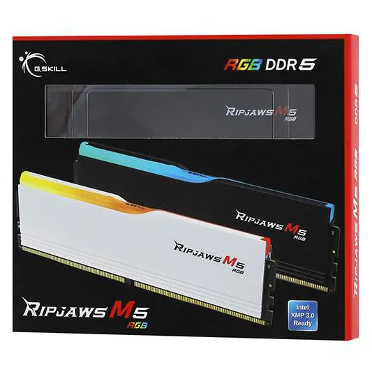 Оперативная память 64 GB kit G.Skill RipJaws M5 RGB F5-6400J3239G32GX2-RM5RK