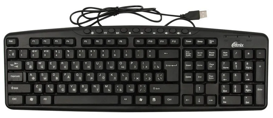 Клавиатура проводная RITMIX RKB-141