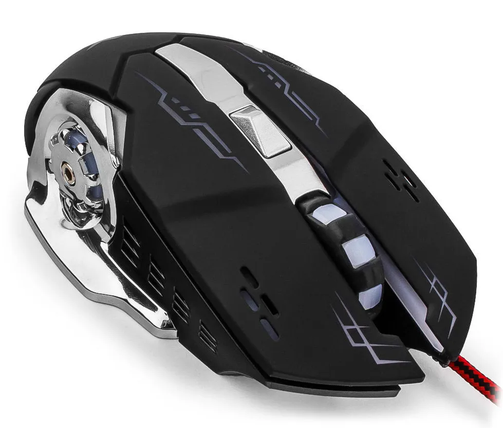 Компьютерная мышь Гарнизон GM-710G Альфард black silver