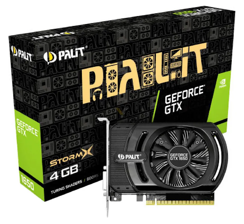 Видеокарта 4 GB Palit GTX 1650 StormX NE51650006G1-1170F