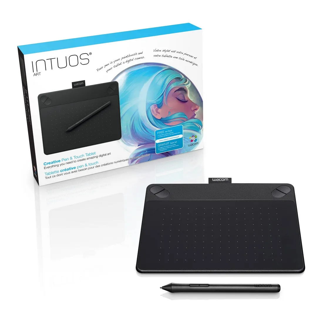 Графический планшет Wacom Intuos Art Small CTH-490AK-N