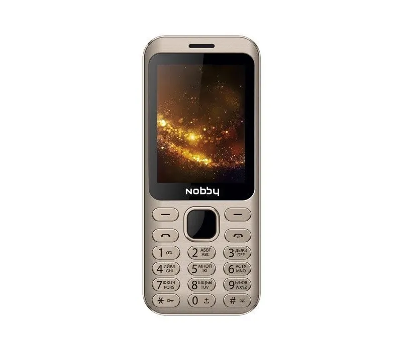 Мобильный телефон Nobby 321 черно-золотой