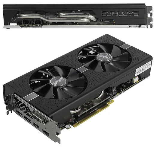Видеокарта 8 GB Sapphire NITRO+ RX 590 OC LITE