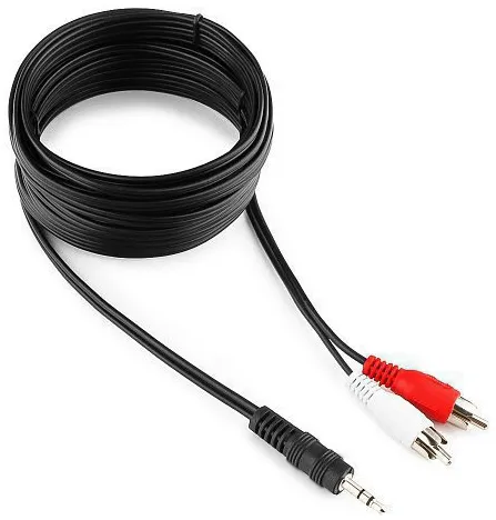 Кабель аудио Cablexpert CCA-458-5M, джек3.5 / 2xRCA, 5.0м