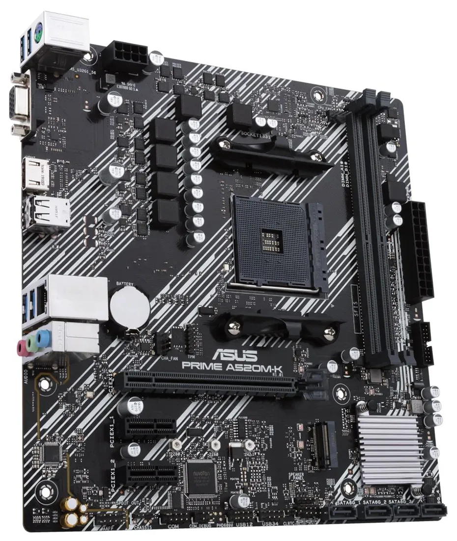 Материнская плата ASUS PRIME A520M-K