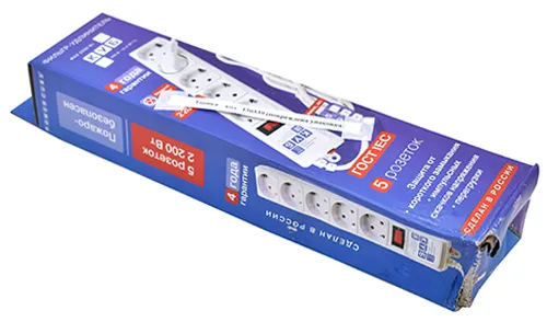Сетевой фильтр Power Cube SPG-B-10-White 3м