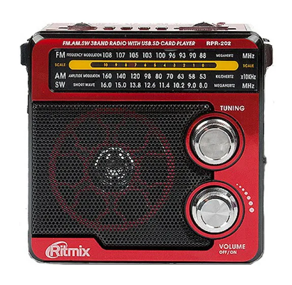 Радиоприемник Ritmix RPR-202 Red