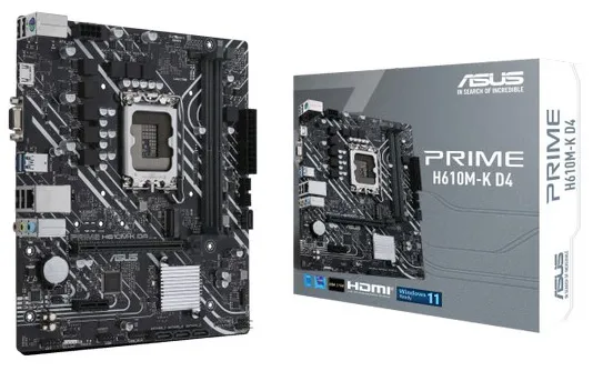 Материнская плата ASUS PRIME H610M-K D4