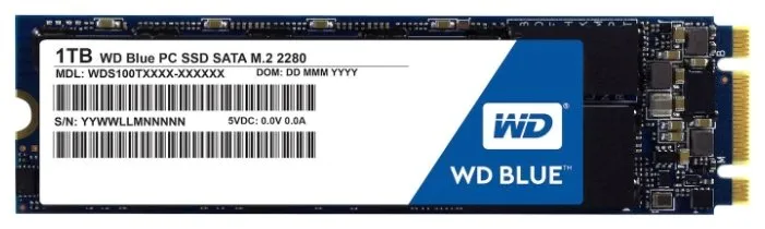 SSD накопитель 1000GB WD WDS100T1B0B