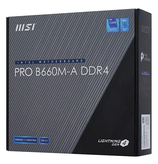 Материнская плата MSI PRO B660M-A DDR4