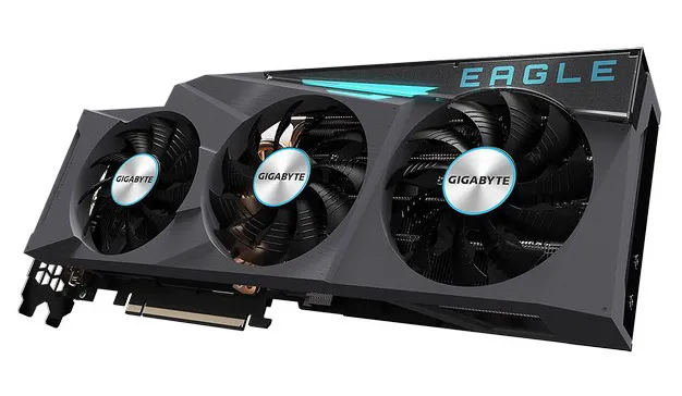 Видеокарта 12Gb Gigabyte RTX3080 EAGLE 12G GV-N3080EAGLE-12GD