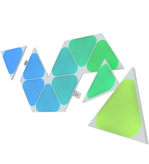 Smart lighting Expansion Pack Nanoleaf Shapes, Triangles Mini, (NL48-1001TW-10PK), White, 10 Pack