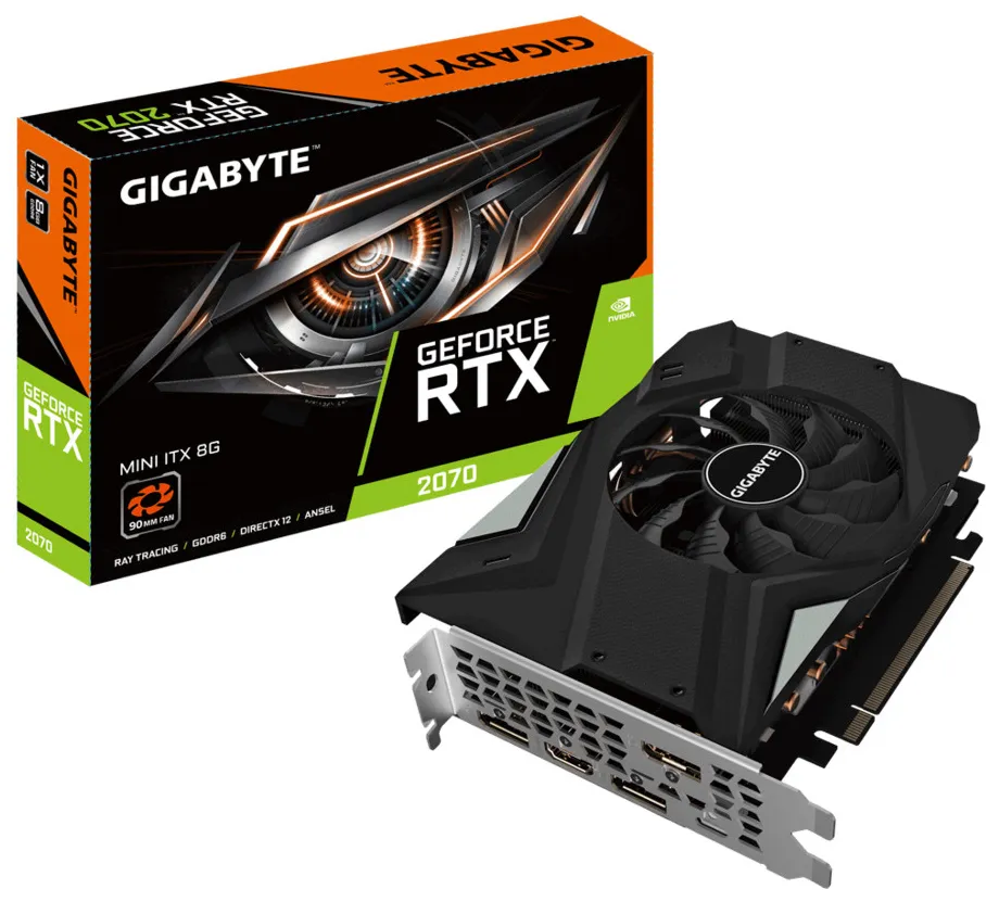 Видеокарта Gigabyte RTX 2070 GV-N2070IX-8GC