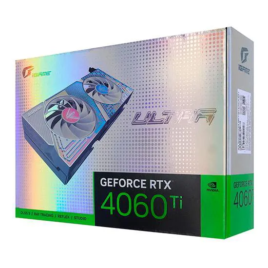 Видеокарта 16 GB Colorful iGame RTX 4060 Ti Ultra W DUO OC 16GB-V