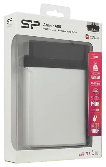 Внешний жесткий диск 5 TB Silicon Power A85 SP050TBPHDA85S3S Silver