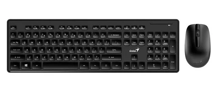 Комплект клавиатура + мышь Genius SlimStar 8006 Black GK-170005