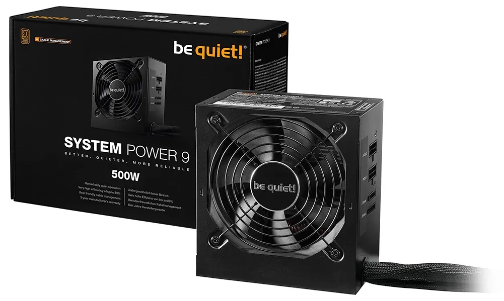 Блок питания Bequiet! System Power 9 CM 500W BN301