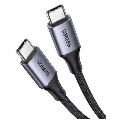 Кабель UGREEN US535 USB-C/USB-C Cable 240W Aluminum 2m (Space Gray) 90440
