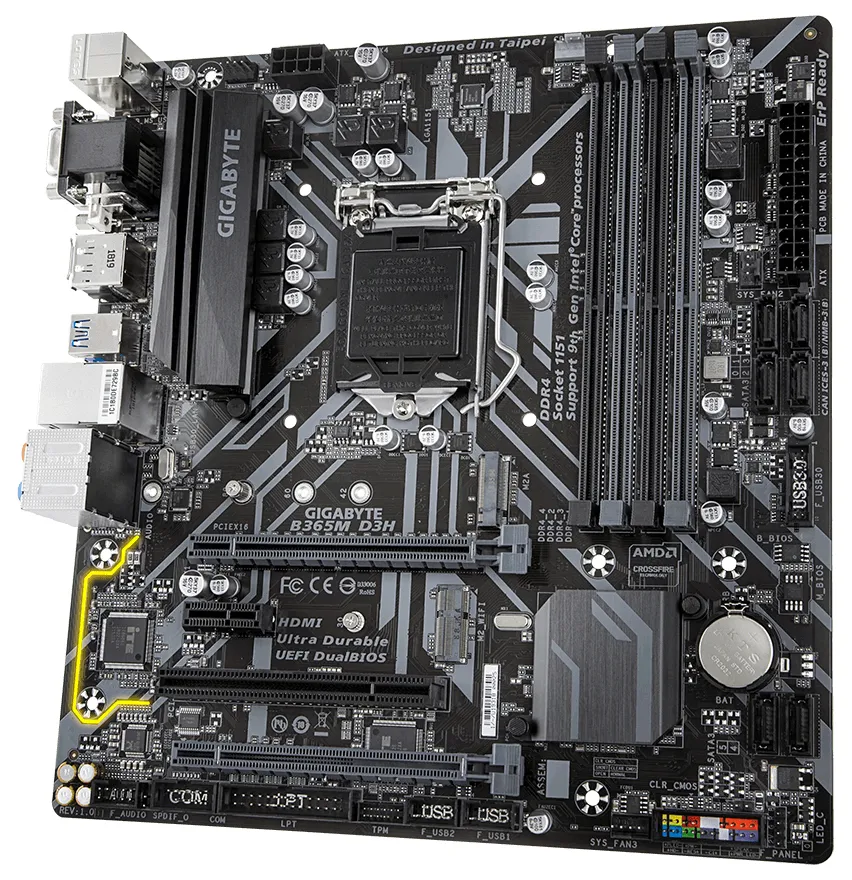 Материнская плата GIGABYTE B365M-D3H
