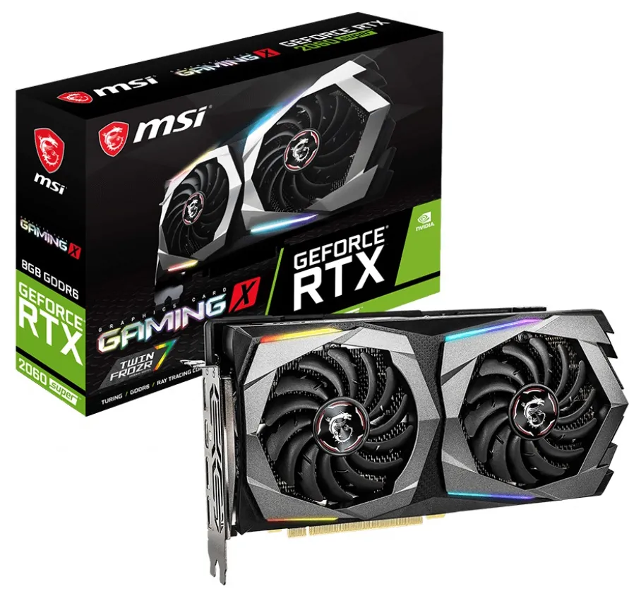 Видеокарта 8GB MSI RTX 2060 SUPER GAMING X