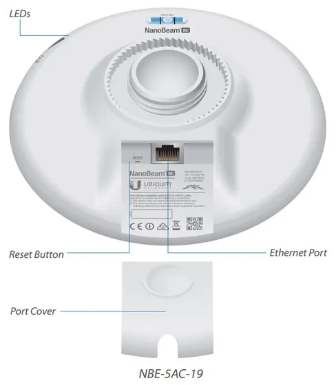 Мост Wi-Fi Ubiquiti NBE-5AC-19