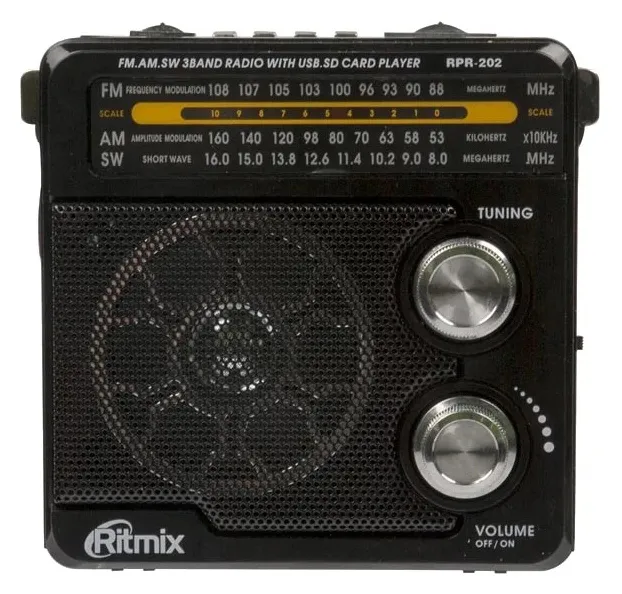 Радиоприемник Ritmix RPR-202 Black