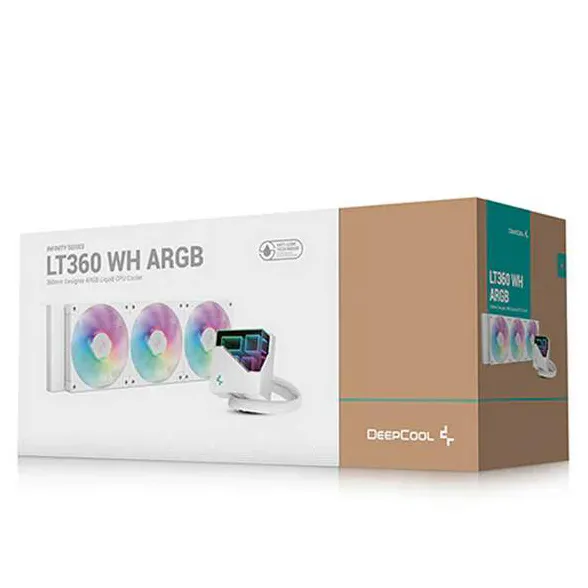 Водяное охлаждение Deepcool LT360 WH ARGB R-LT360-WHAMNC-G-1