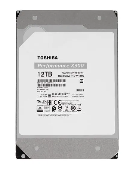 Жесткий диск 12Tb TOSHIBA X300 HDWR21CUZSVA