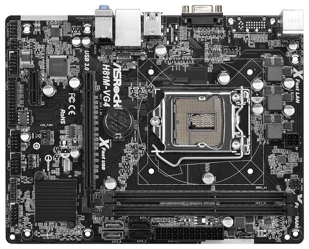 Материнская плата ASRock H81M-DGS R2.0