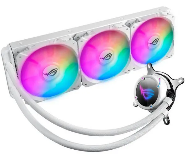 Водяное охлаждение Asus ROG STRIX LC 360 RGB WHITE EDITION Liquid
