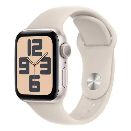 Apple Watch SE GPS 44mm Starlight Aluminium A2723 MRE53QR/A