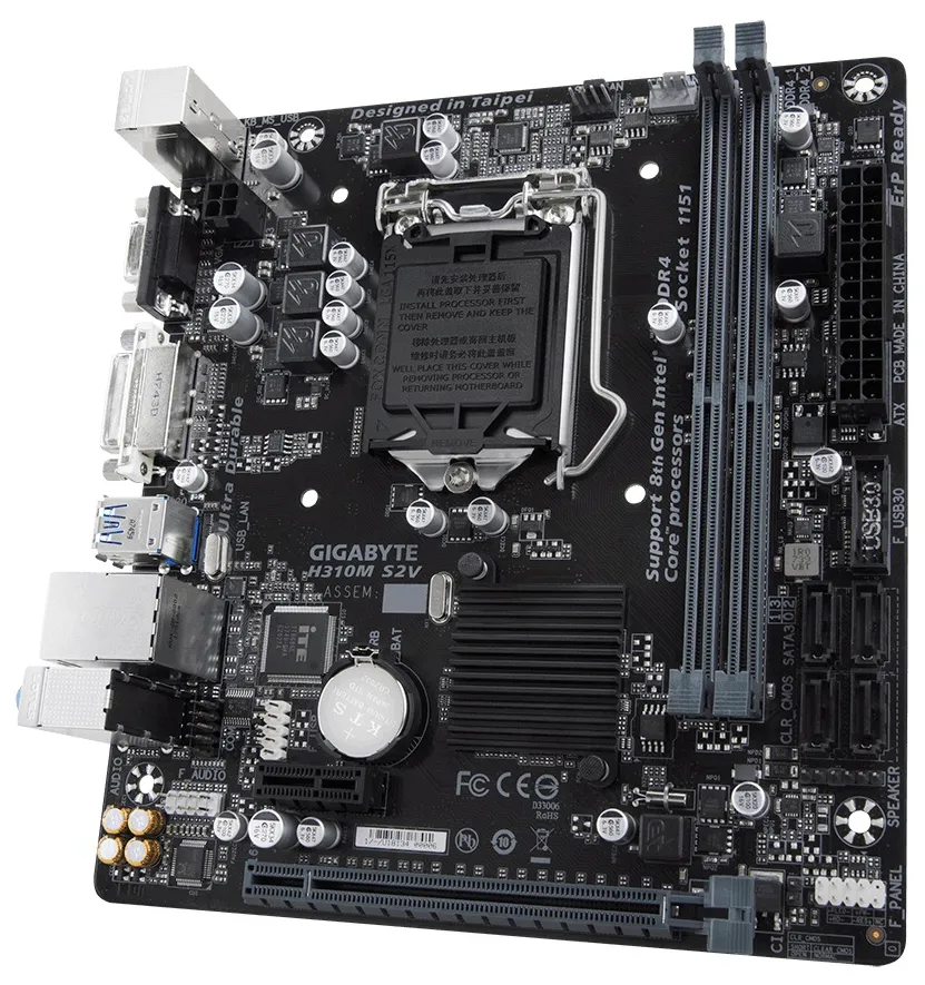 Материнская плата GIGABYTE H310M S2V 1.0 GA310MS2V-00-G