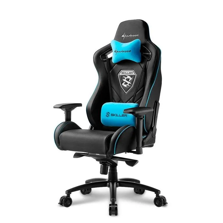 Игровое компьютерное кресло Sharkoon Skiller SGS4 Black/Blue