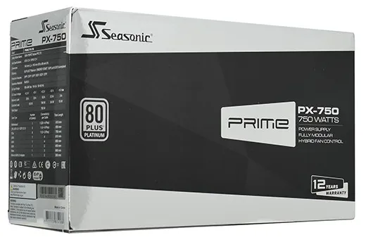 Блок питания 750W Seasonic Prime PX-750 SSR-750PD2