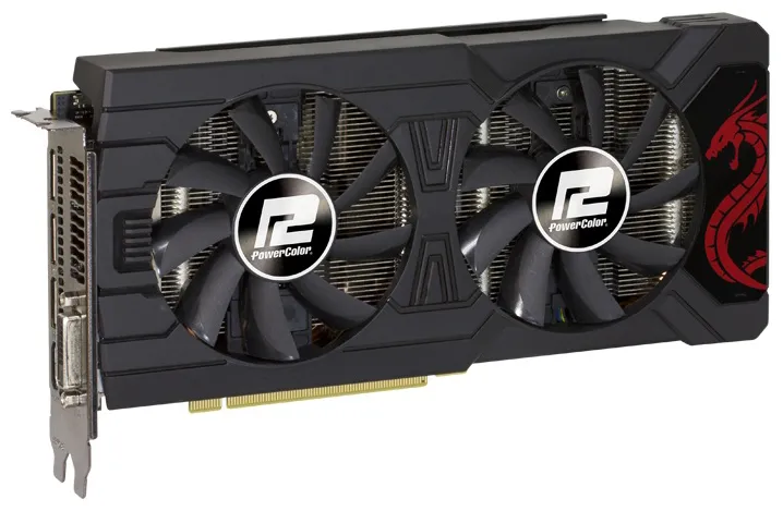 Видеокарта 8 GB PowerColor Red Dragon AXRX 570 8GBD5-3DHD/OC