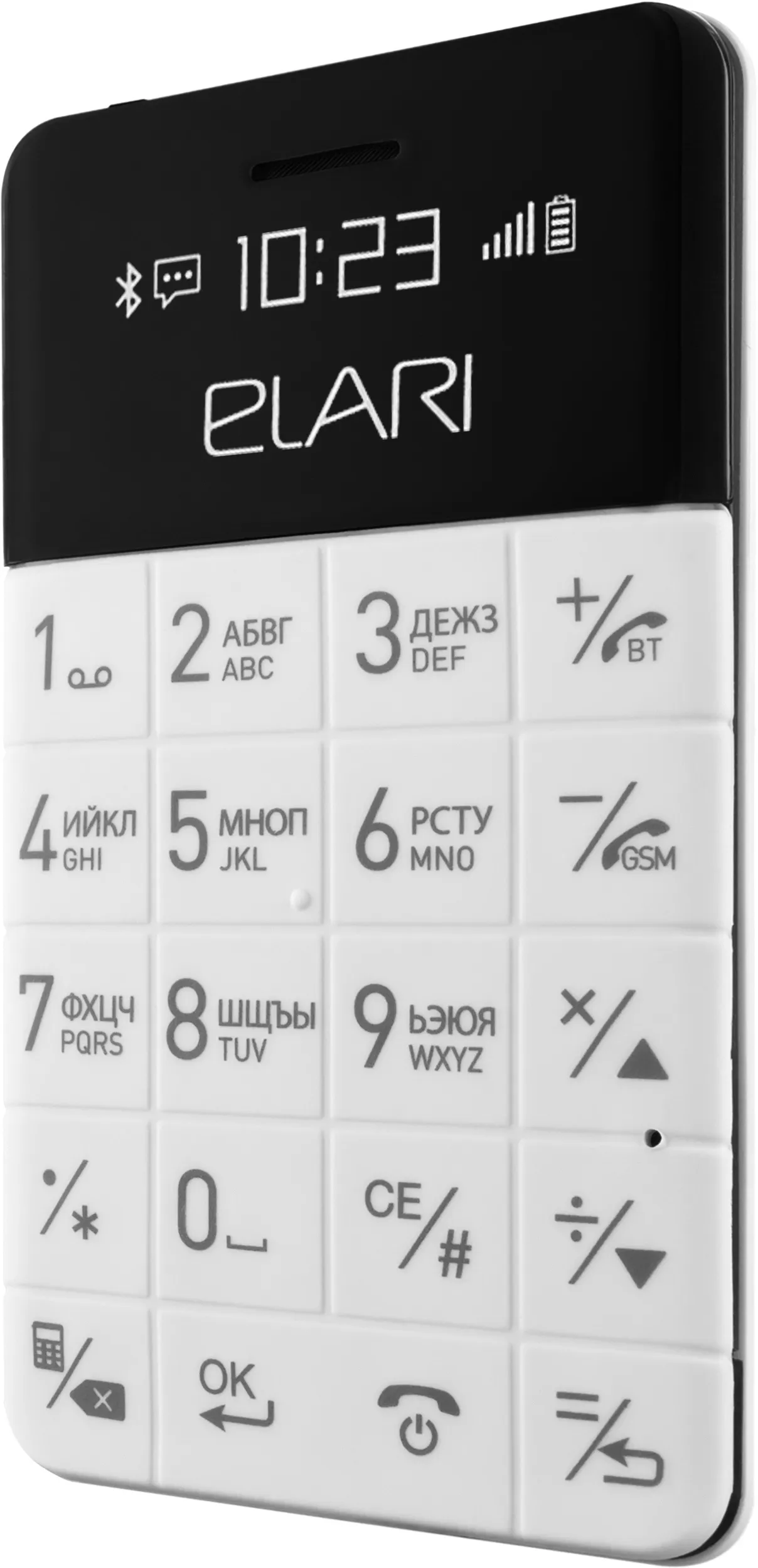 Мобильный телефон Elari Cardphone 3G белый