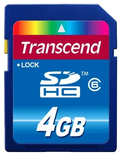 Карта памяти SD Transcend 4Gb TS4GSDHC6
