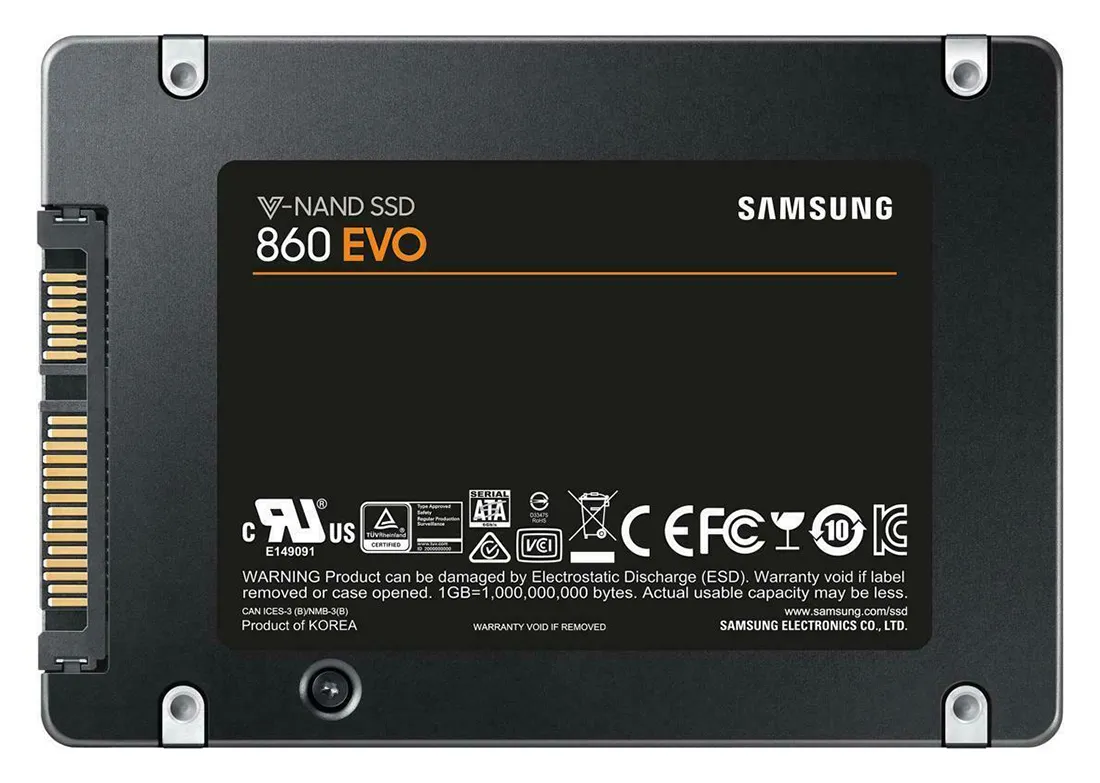 SSD накопитель 4TB Samsung 860 EVO MZ-76E4T0BW