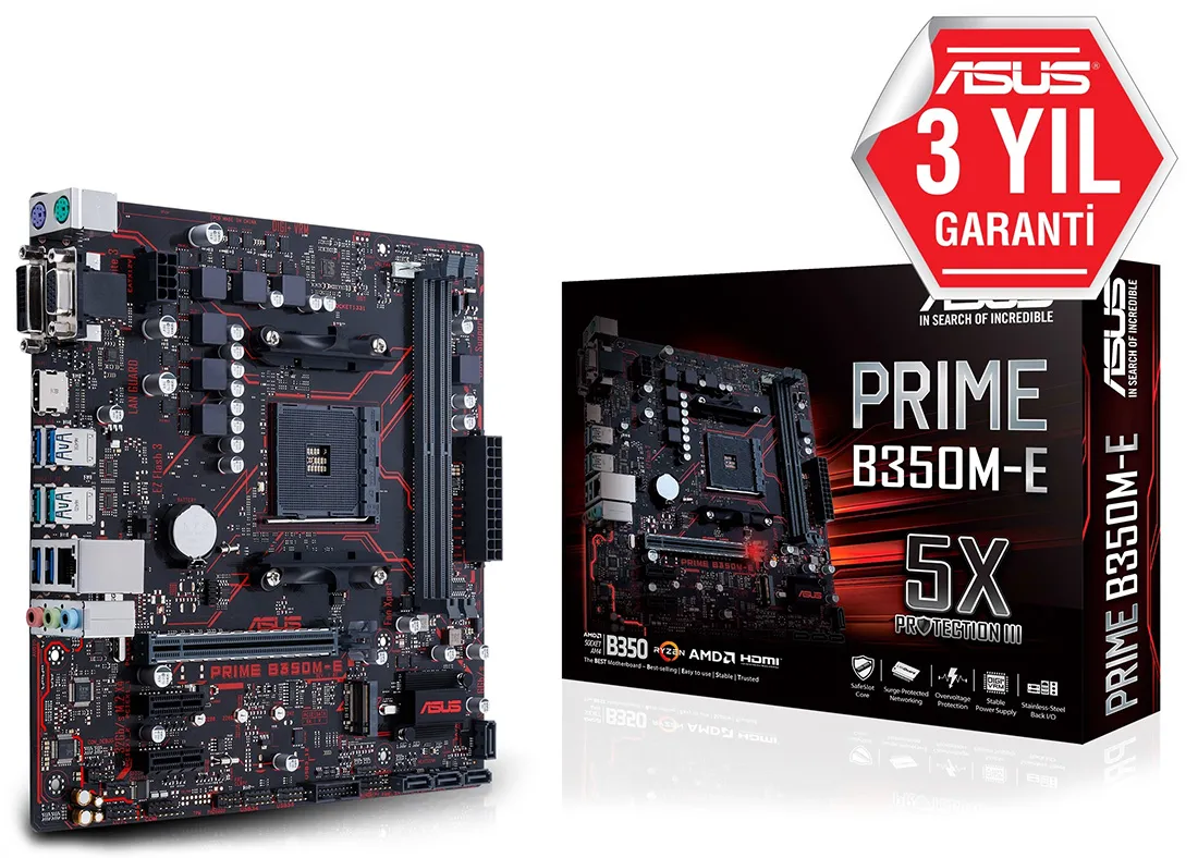 Материнская плата Asus PRIME B350M-E